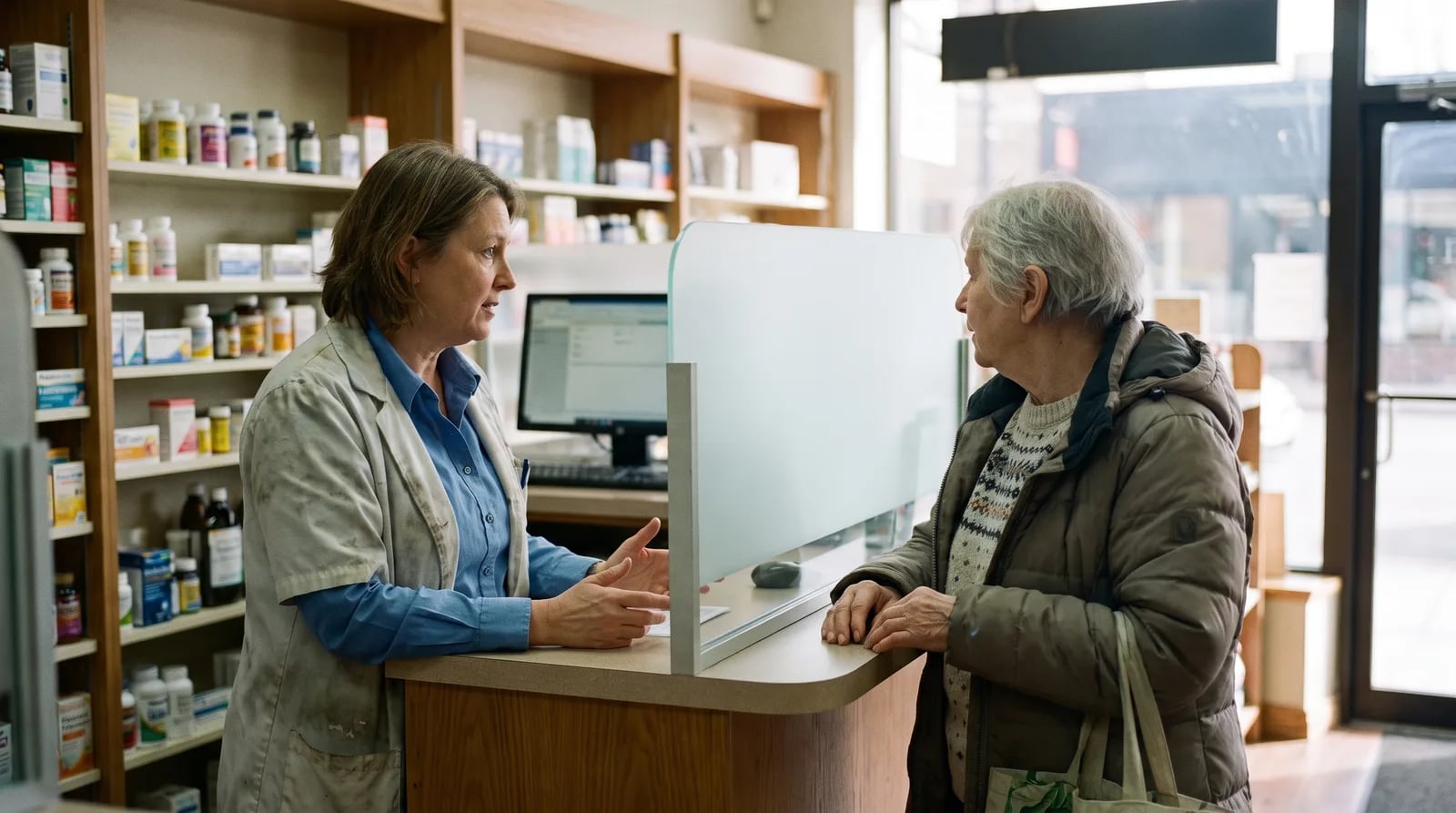 Pharmacist using patient engagement strategies for independent pharmacies at the counter