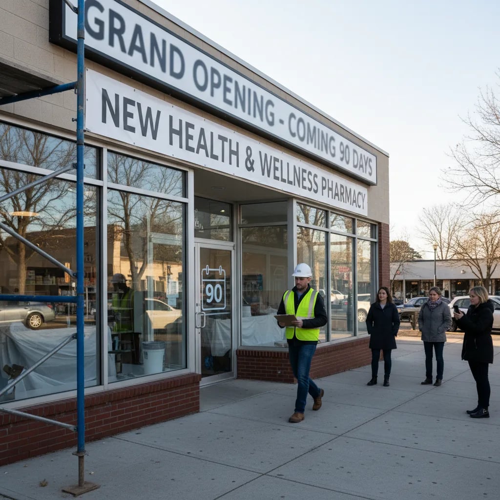 New Pharmacy Grand Opening Marketing Plan (90 Days Out)