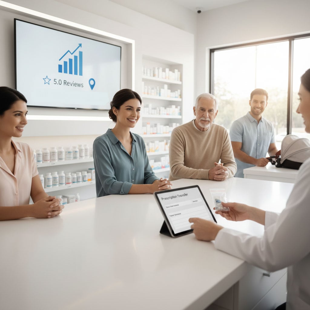 Happy customer interaction