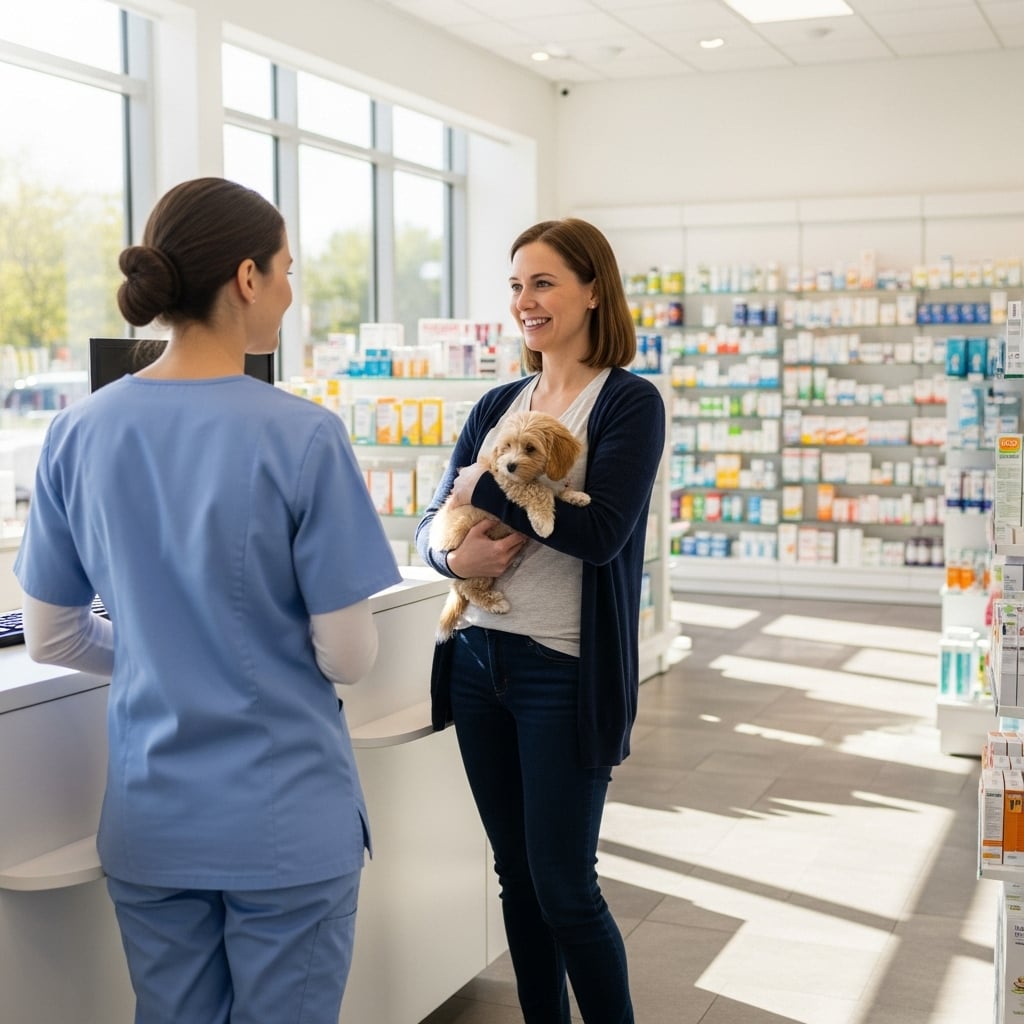 Two colleagues working in an office